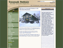Tablet Screenshot of crossroadsoutdoors.com
